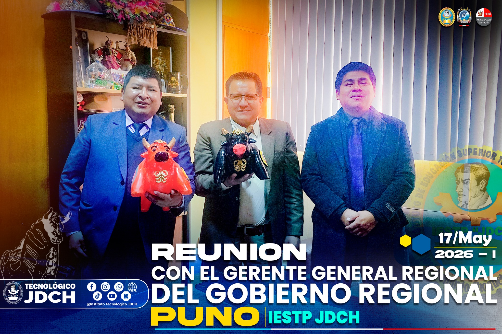REUNIÓN CON EL GERENTE GENERAL REGIONAL DEL GOBIERNO REGIONAL DE PUNO